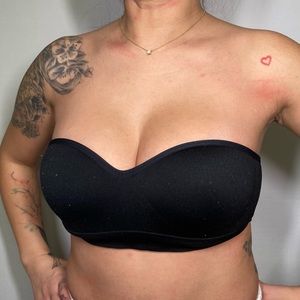 Padded sweetheart bandeau